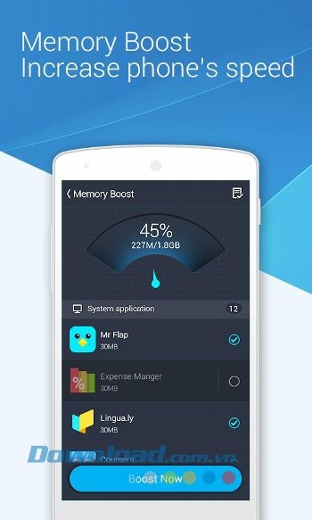 CY Security Antivirus Cleaner tối ưu tốc độ bộ nhớ