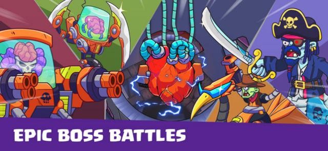 Tham gia các trận đại chiến boss khốc liệt trong game Cyber Dead