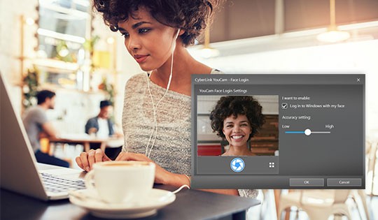 CyberLink YouCam hỗ trợ đăng nhập bằng khuôn mặt