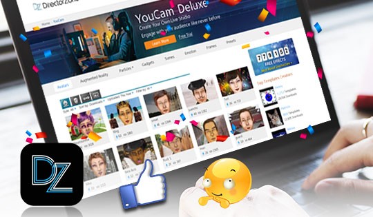 CyberLink YouCam áp dụng hiệu ứng tại thời gian thực