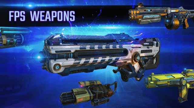 Nhiều loại vũ khí hiện đại, uy lực