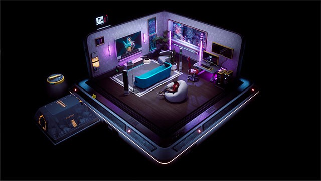 Thiết kế căn hộ thông minh, bảo mật cao cho hacker với Cybersim: Noetic City