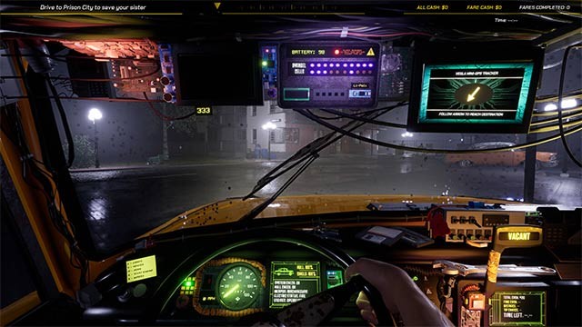 Điều khiển tất cả các yếu tố trên chiếc taxi, trong điều kiện thời tiết luôn thay đổi