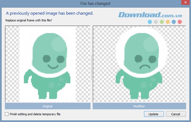 Tính năng Edit trong phần mềm