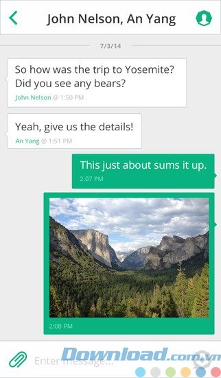 Gửi tin nhắn bảo mật