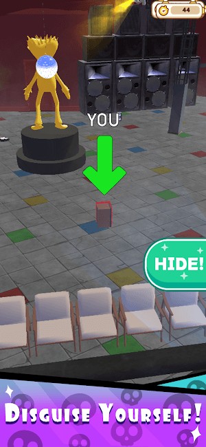 Biến hóa thành bất kỳ đồ vật gì để ẩn nấp