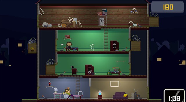 Game Dad's Coming đi theo phong cách hành động nhanh vô cùng sôi động