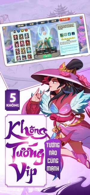 Tướng nào cũng mạnh, không phụ thuộc vào may mắn