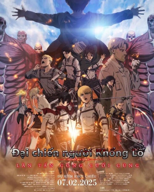 Poster phim Đại chiến người khổng lồ: Lần tấn công cuối cùng