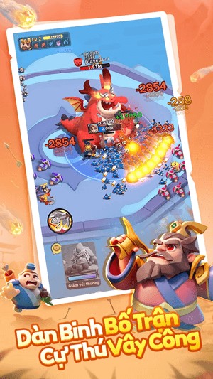 Dẫn binh bố trận cự thú vây công