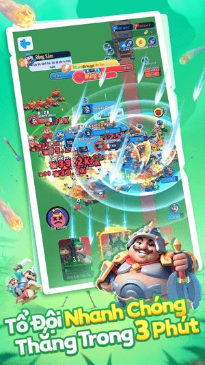 Trận chiến diễn ra trong 3 phút