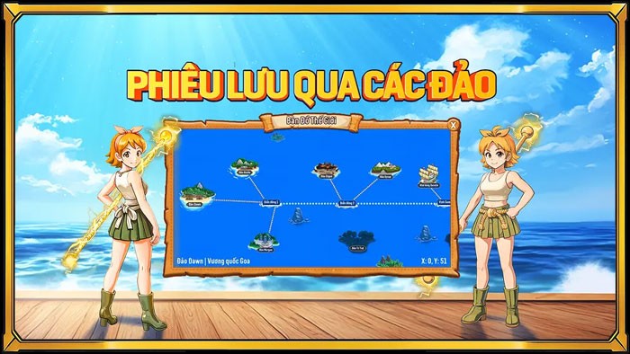 Bắt đầu hành trình từ Làng Foosha đến Tân Thế Giới