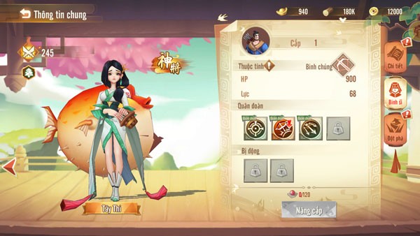 Các vị tướng không chỉ xuất trận một mình mà còn có nhóm binh lính nhỏ