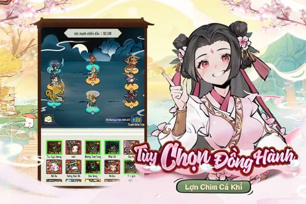 Thoải mái thùy chọn bạn đồng hành chiến đấu