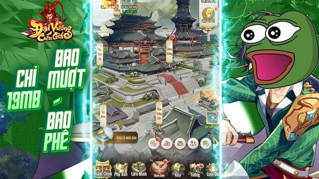 Dung lượng trò chơi thấp, phù hợp với nhiều dòng máy