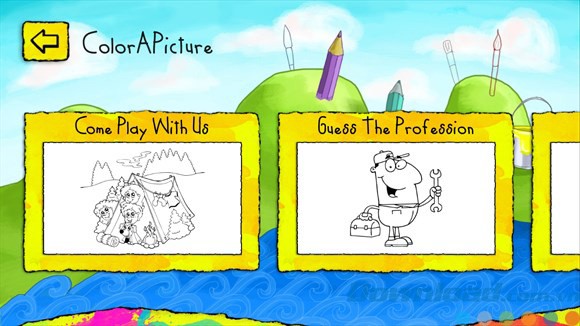 Chọn tranh để tô màu