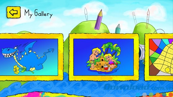 Thư viện tranh đã tô trong Daily Colorbook