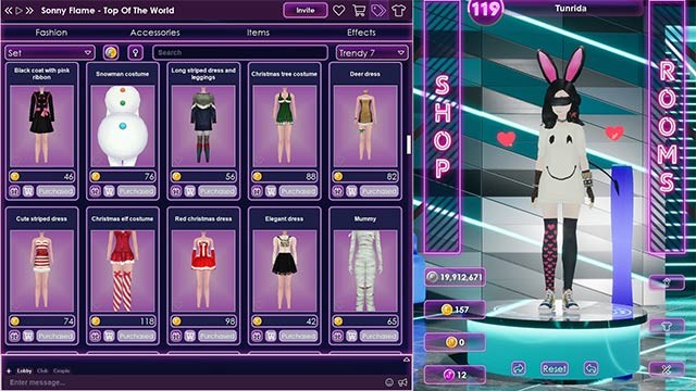 Ghé thăm shop để mua quần áo, phụ kiện... cho cặp đôi hoàn hảo của bạn