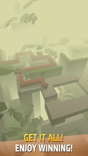 Điều hướng con đường di chuyển tránh chướng ngại theo nhịp điệu âm nhạc trong game Dancing Line Original