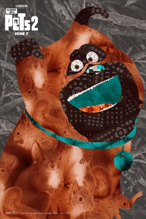 Ảnh thú cưng trong Poster The Secret Life of Pets 2