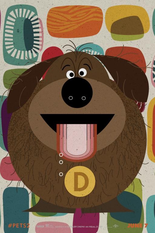 Ảnh thú cưng trong Poster The Secret Life of Pets 2