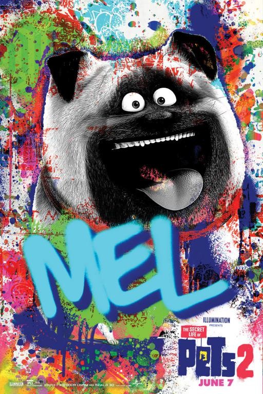 Ảnh thú cưng trong Poster The Secret Life of Pets 2