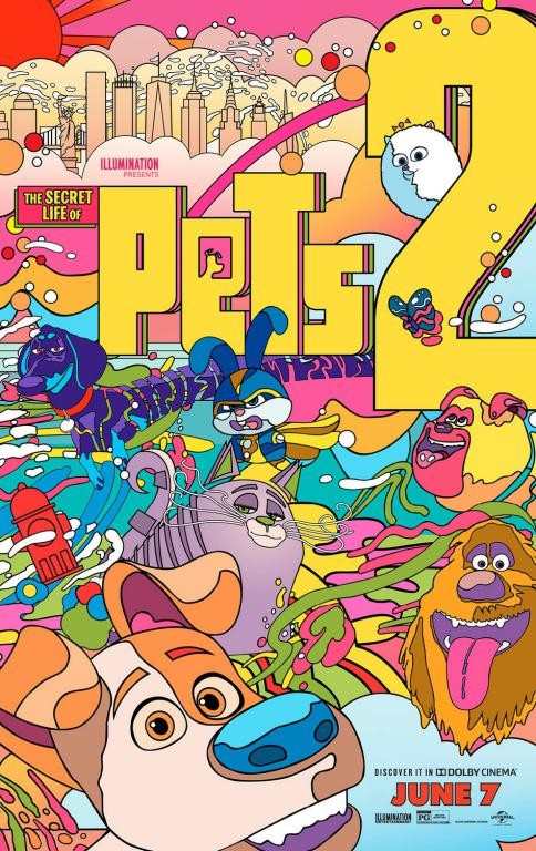 Ảnh thú cưng trong Poster The Secret Life of Pets 2