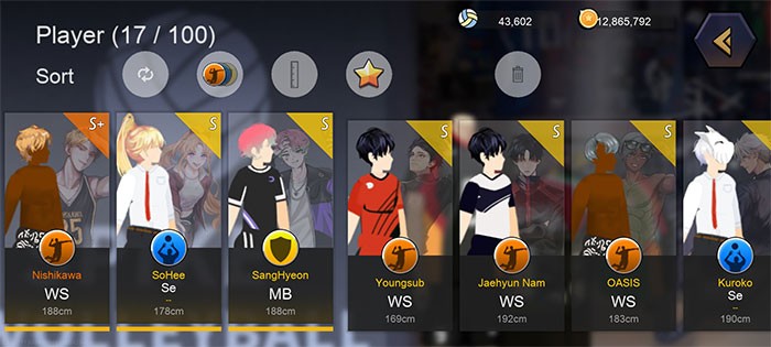 Danh sách nhân vật The Spike - Volleyball Story | Chi tiết