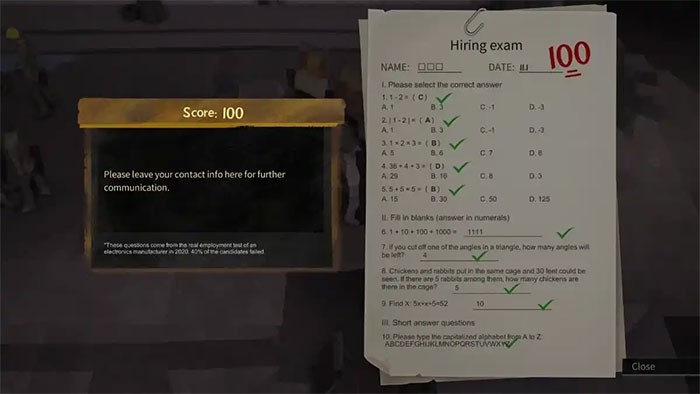 Đáp án bài thi tuyển dụng Hiring Exam Nobody - The Turnaround