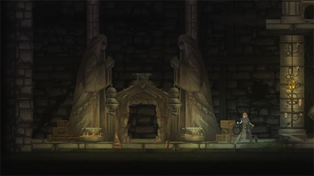 Đi sâu vào từng khu vực để loot đồ, làm nhiệm vụ và giải mã bí mật của Dark Devotion