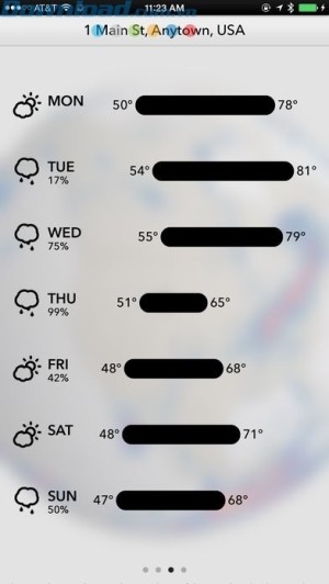 Xem thời tiết mỗi ngày