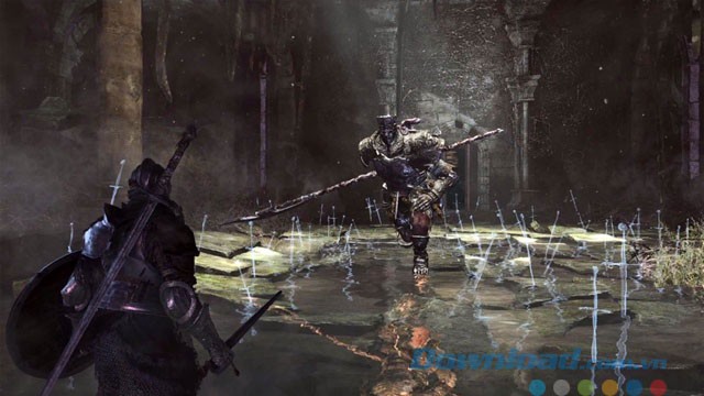 Một hình ảnh chiến đấu trong game