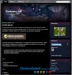 Darkness Fall - Free Gaming Blog Template