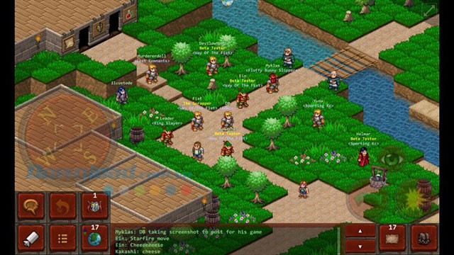 Giao diện game Darksong Chronicles