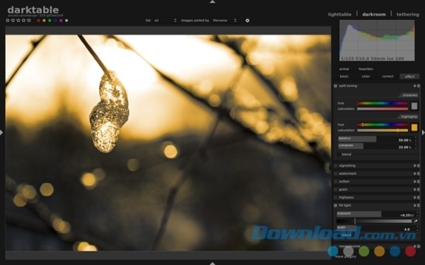 Darktable cho Mac giúp tạo ra những bức ảnh ấn tượng