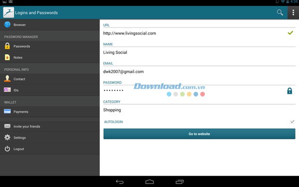 Dashlane Password Manager for Android