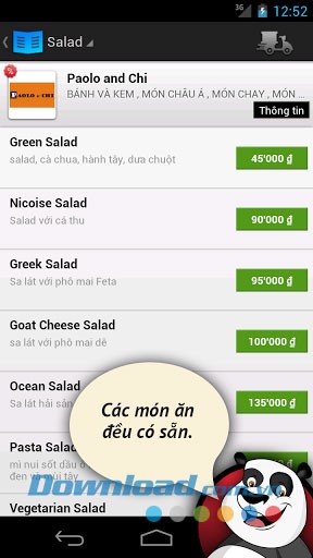 Đặt món ăn online for Android