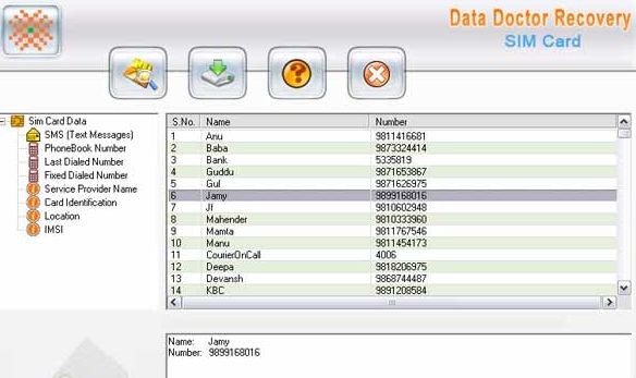 Khôi phục danh bạ