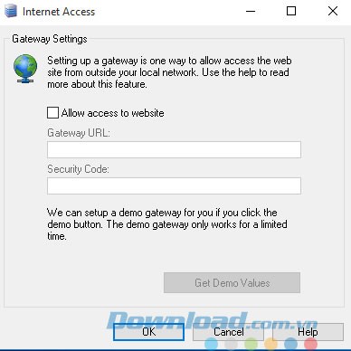 Thiết lập Internet