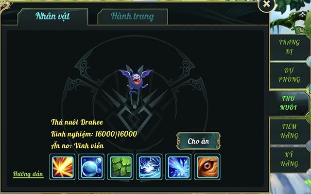 Nâng Cấp Kỹ Năng - Tiến Hóa Trợ Thủ