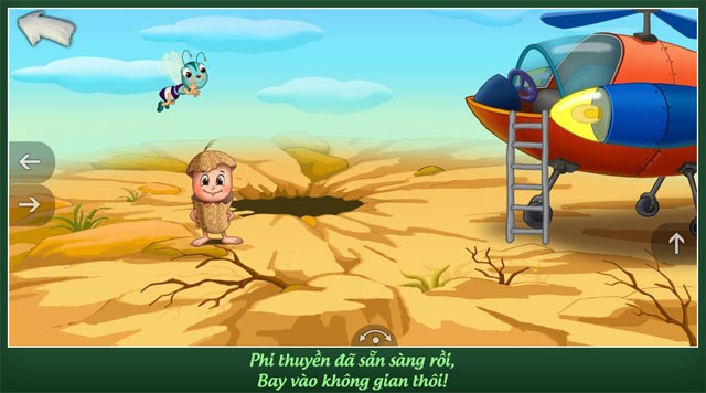 Lên tới đỉnh núi, chỉ cần lắp ghép phụ thùng vào phi thuyền là khởi hành thôi!