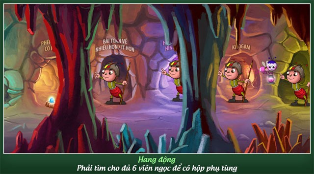 Tìm 6 viên ngọc để có hộp phụ tùng