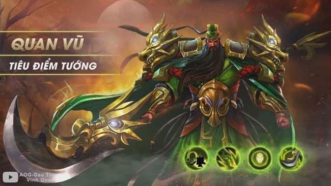 Tướng Quan Vũ trong Đấu Trường Vinh Quang