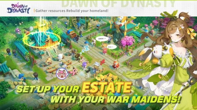 Tập trung nguồn lực để tái thiết vùng đất của bạn trong game Dawn of Dynasty