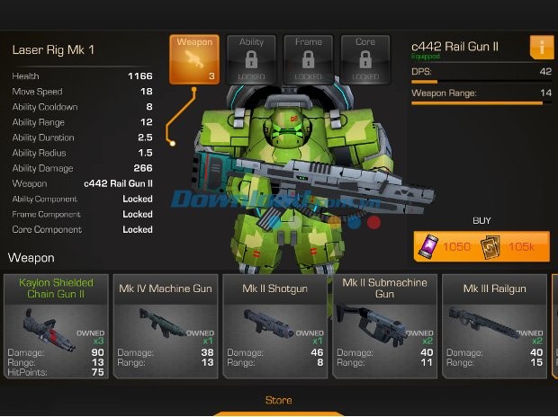 Nâng cấp kỹ năng robot