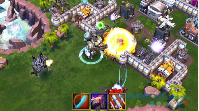 Giao diện game Dawn of Steel