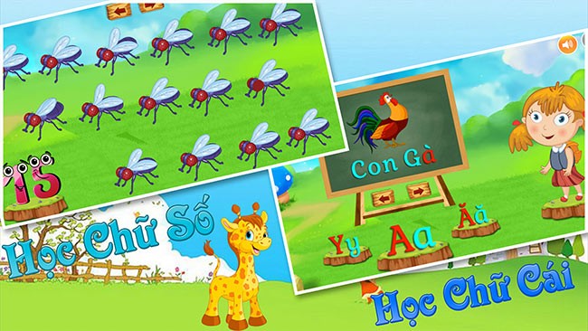 Dạy bé học chữ cái