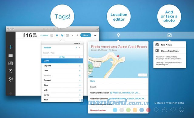 Gắn thông tin địa lý vào bài viết