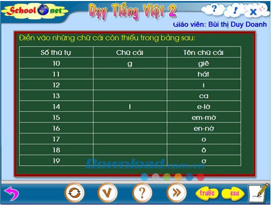 Dạy tiếng Việt 2 phần 1