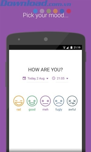 Chọn tâm trạng hiện tại